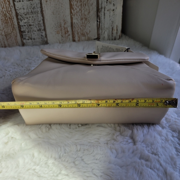 Ted Baker London Cream Top-Handle Satchel with Gold Chain Detail - Picture 11 of 13